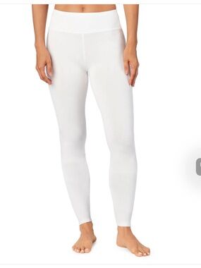 Cuddl Duds Softwear With Stretch High Waist Legging Large Ivory